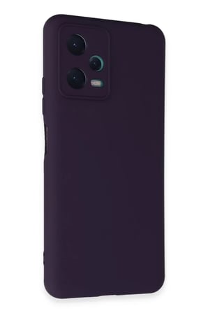 Xiaomi Redmi Note 12 5G Kılıf Nano içi Kadife Silikon - Mor