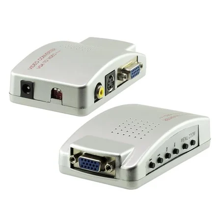 PM-983 VGA’dan BNC S-Video VGA’ya Görüntü Dönüştürücü 1080P Destekli