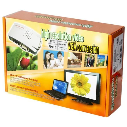 PM-983 VGA’dan BNC S-Video VGA’ya Görüntü Dönüştürücü 1080P Destekli