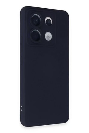 Xiaomi Redmi Note 13 Pro 5G Kılıf Nano içi Kadife Silikon - Lacivert
