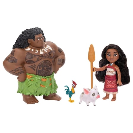 JKP 237556 Disney Moana - 15 cm Maui & Moana ve Arkadaşları Set