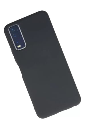 Vivo Y11S Kılıf Nano içi Kadife Silikon - Gri