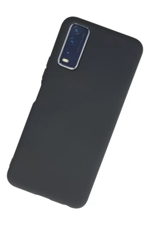 Vivo Y11S Kılıf Nano içi Kadife Silikon - Gri