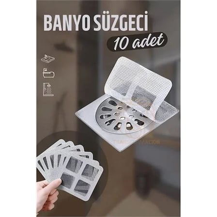 Banyo Gider Süzgeci 10 Adet 721135