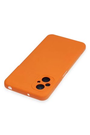 Xiaomi Poco M5 Kılıf Nano içi Kadife Silikon - Turuncu