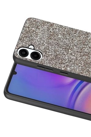 Onegif Samsung Galaxy A07 4G Bright Simli Kapak - Gümüş