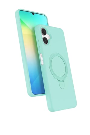 Samsung Galaxy A06 Regal Magsafe Standlı Kapak - Su Yeşili