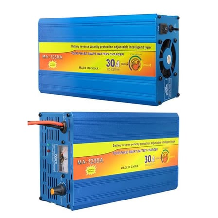 MA-1230A 12 Volt - 30 Amper Dört Fazlı Akıllı Akü Şarj Cihazı