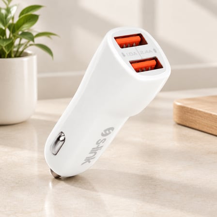 Araç Çakmaklık Çift USB Şarj Başlığı 2.4A