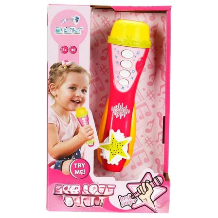 Pembe Karaoke Mikrofonu
