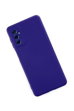 Samsung Galaxy M52 5G Kılıf Nano içi Kadife Silikon - Mor