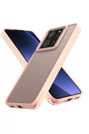 Xiaomi Mi 13T Kılıf Elegant Kapak - Pudra