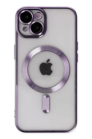 Apple iPhone 14 Kılıf Kross Magneticsafe Kapak - Mor