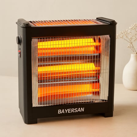 Elektrikli Şömine Isıtıcı Soba 2400W (3+1 Çubuk)