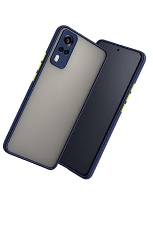 Vivo Y53S Kılıf Montreal Silikon Kapak - Lacivert
