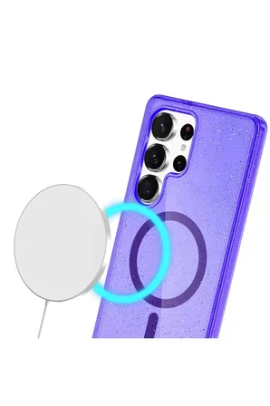Joko Samsung Galaxy S23 Ultra Kılıf Star Magsafe Kapak - Mor