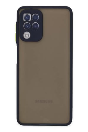 Samsung Galaxy A22 Kılıf Montreal Silikon Kapak - Lacivert