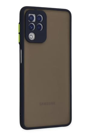Samsung Galaxy A22 Kılıf Montreal Silikon Kapak - Lacivert