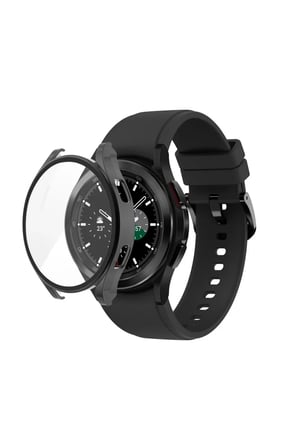 Watch 5 44mm Wall Camlı Kasa Ekran Koruyucu - Siyah