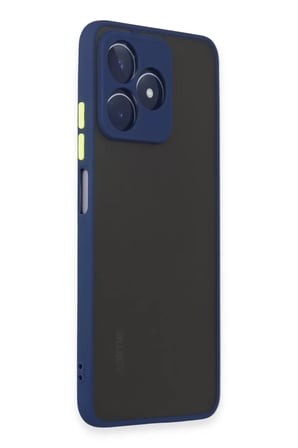 Realme C53 Kılıf Montreal Silikon Kapak - Lacivert