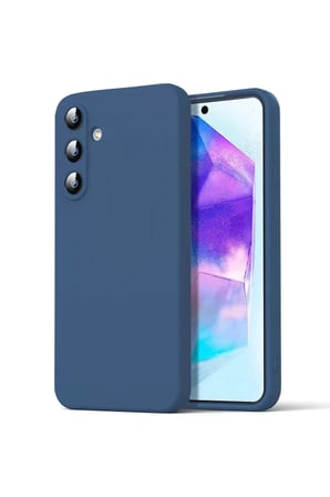 Samsung Galaxy A16 5G Kılıf Nano içi Kadife Silikon - Lacivert
