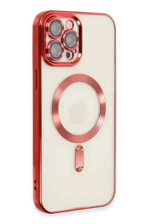 Apple iPhone 12 Pro Max Kılıf Kross Magneticsafe Kapak - Kırmızı