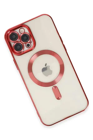 Apple iPhone 12 Pro Max Kılıf Kross Magneticsafe Kapak - Kırmızı