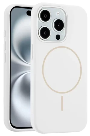 Joko Apple iPhone 15 Pro Max Kılıf Jully Magsafe Kapak - Beyaz