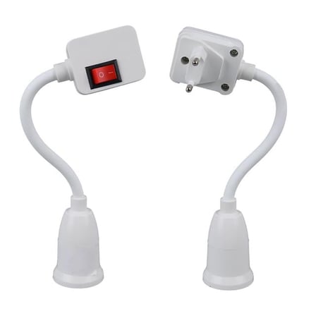 Ledx DY-105 Prizi E27 Duya Dünüştürücü Açma Kapama Anahtarlı Oynar Başlıklı Duy