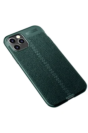 Apple iPhone 12 Pro Max Kılıf Auto Focus Kapak - Yeşil