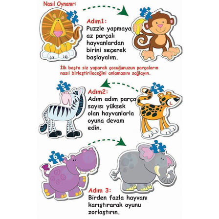 1703 Baby Puzzle Benim İlk Hayvanlar Puzzlem