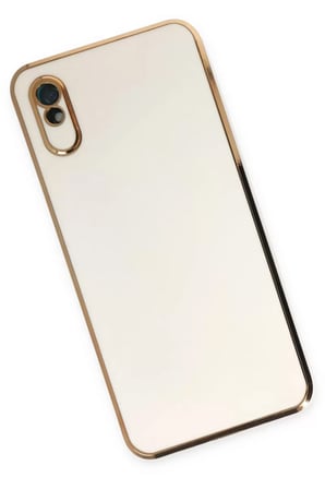 Xiaomi Redmi 9A Kılıf Volet Silikon - Beyaz