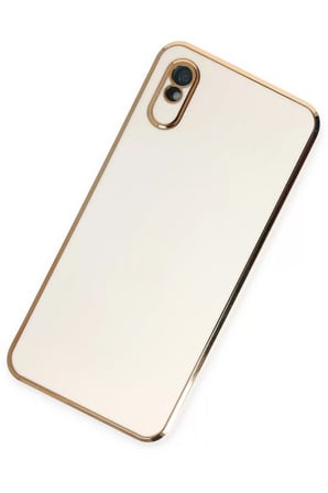 Xiaomi Redmi 9A Kılıf Volet Silikon - Beyaz