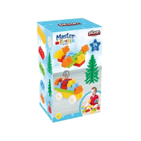03 584-1010358401002 Aksesuarlı Master Bloklar 24 Parça