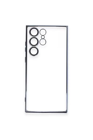 Samsung Galaxy S23 Ultra Kılıf Razer Lensli Silikon - Açık Mavi