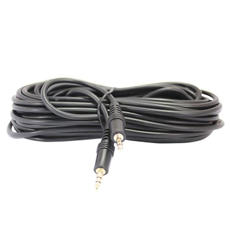 PM-13474 Siyah 3.5 Mm Erkek-Erkek 10 Metre Stereo Kablo