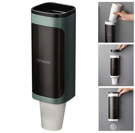 SN-27109 Kendinden Yapışkanlı Plastik - Karton Bardak Dispenseri