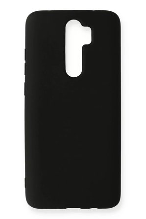 Xiaomi Redmi Note 8 Pro Kılıf Nano içi Kadife Silikon - Siyah