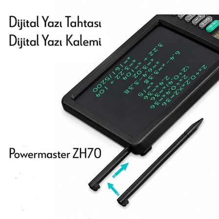 Zh70 Dijital Not Defterli 12 Haneli Hesap Makinesi