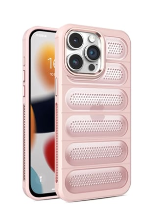 Apple Uyumlu iPhone 15 Pro Kılıf Airmax Silikon Kapak - Pembe