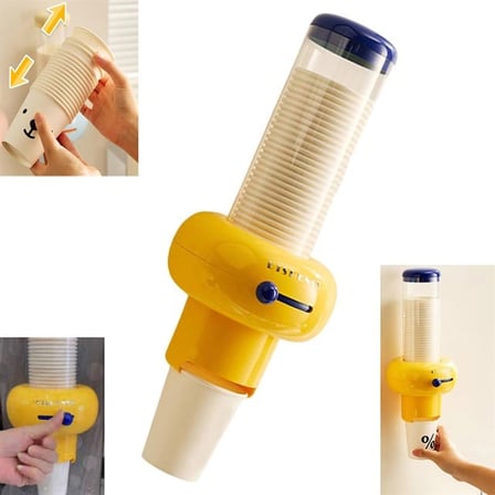 SN-29919 Kendinden Yapışkanlı Plastik - Karton Bardak Tutucu Dispenseri