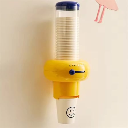 SN-29919 Kendinden Yapışkanlı Plastik - Karton Bardak Tutucu Dispenseri