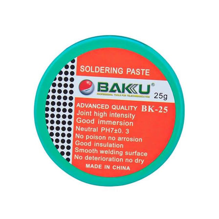 Baku BK-25 Hassas 25 Gram Nötr pH Elektronik Lehim Pastası