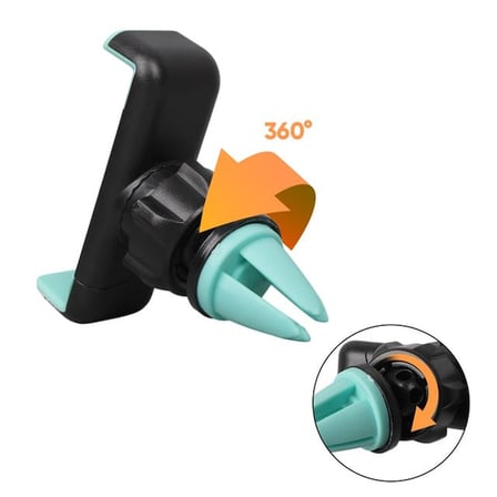 PM-39119 Plastik 360 Derece Dönebilen Ayarlanabilir Kıskaçlı Araç İçi Telefon Tutucu