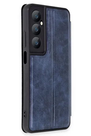 Realme C65 Kılıf Flip Cover - Lacivert