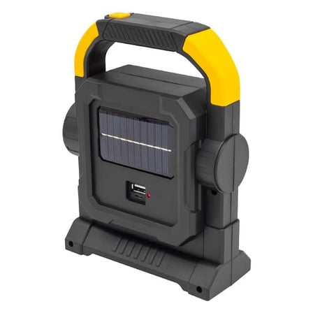 HC-7078-D Üç Çalışma Modlu Şarjlı 40 SMD Ledli Taşınabilir Solar Panelli Lamba