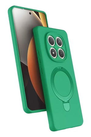 Xiaomi Redmi Note 15 Pro 4G Regal Magsafe Standlı Kapak - Yeşil