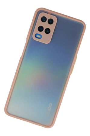 Oppo A54 4G Kılıf Montreal Silikon Kapak - Pembe