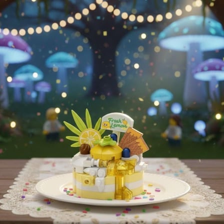 LZ-8643 Loz Limonlu Pasta 160 Parça Block Oyuncak-mini Poşet