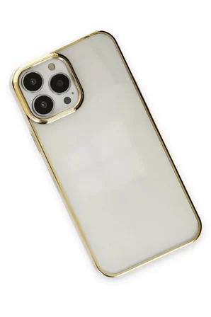 Apple iPhone 14 Pro Kılıf Element Silikon - Gold